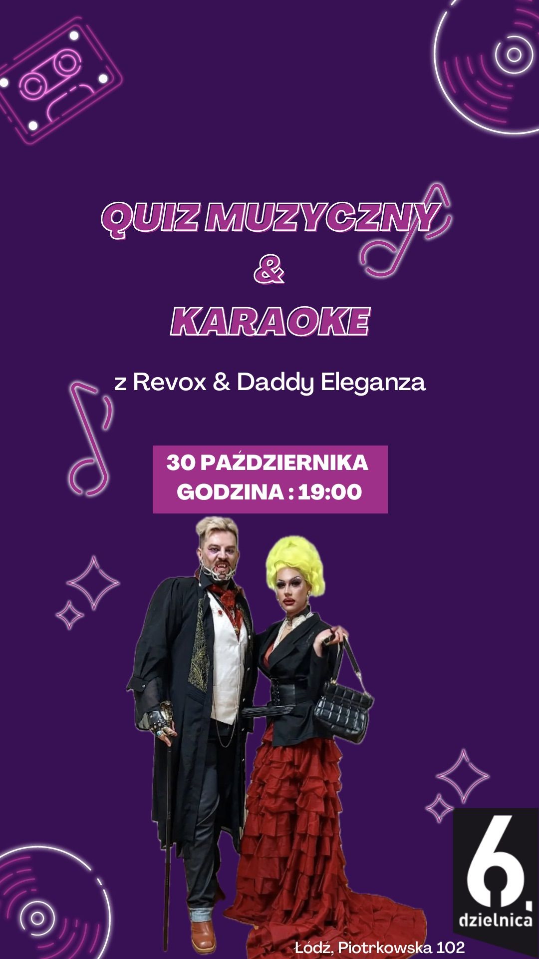 Quiz Muzyczny & Karaoke: Halloween Edition