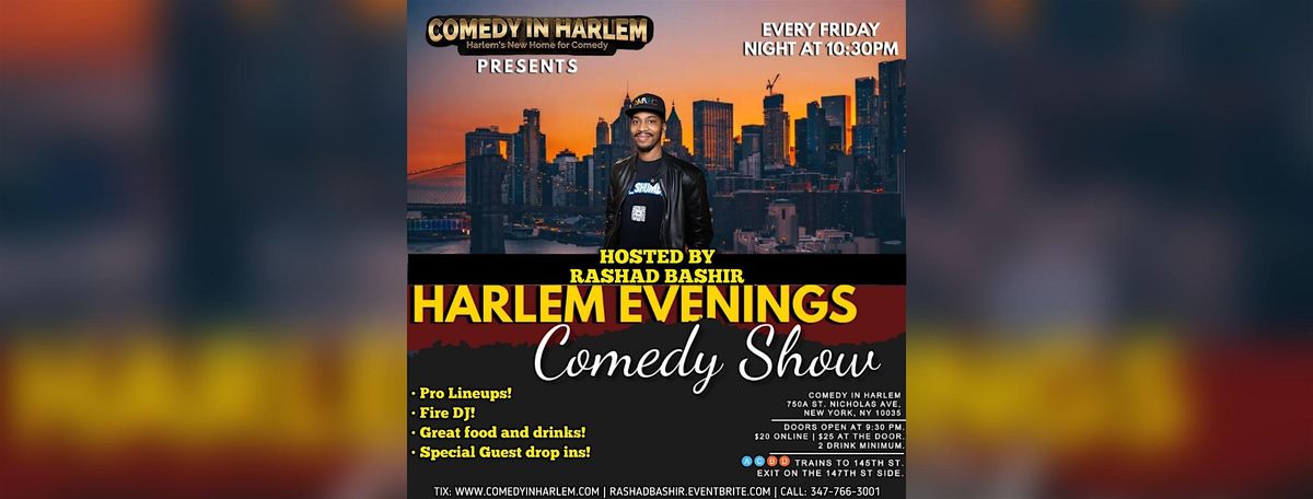 Comedy In Harlem Presents: Harlem Evenings Comedy Show
