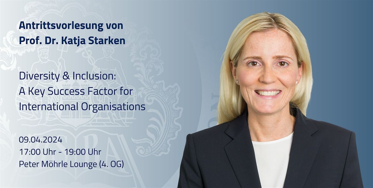 Antrittsvorlesung von Prof. Dr. Katja Starken