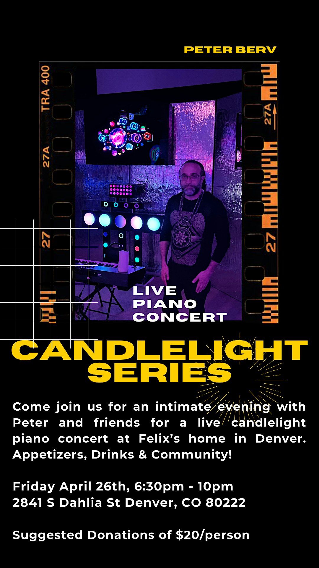 Live Piano Concert Candlelight Series