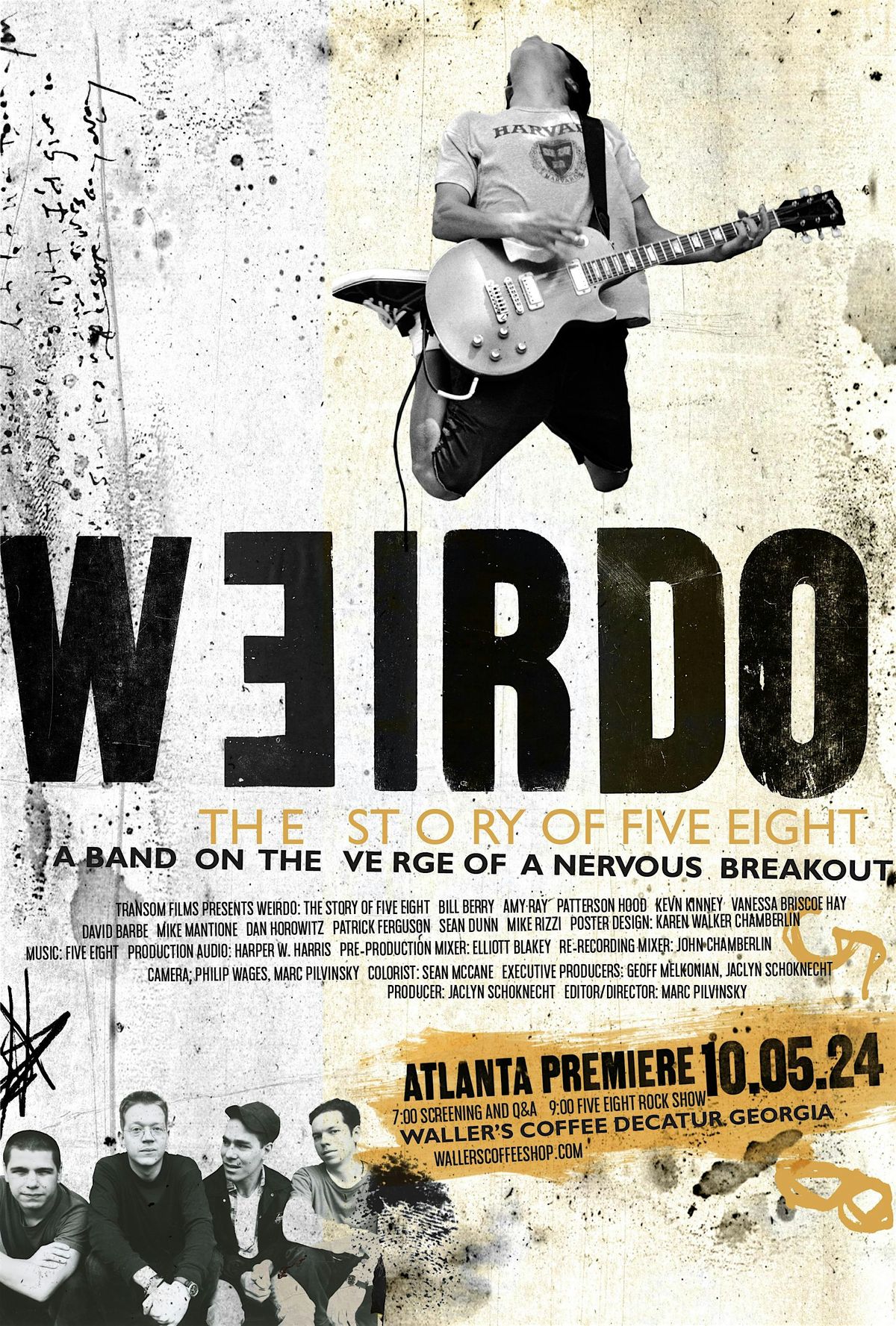 WEIRDO: THE STORY OF FIVE EIGHT documentary, Atlanta premiere!