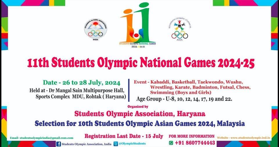 11th Students Olympic Asian Games 2025