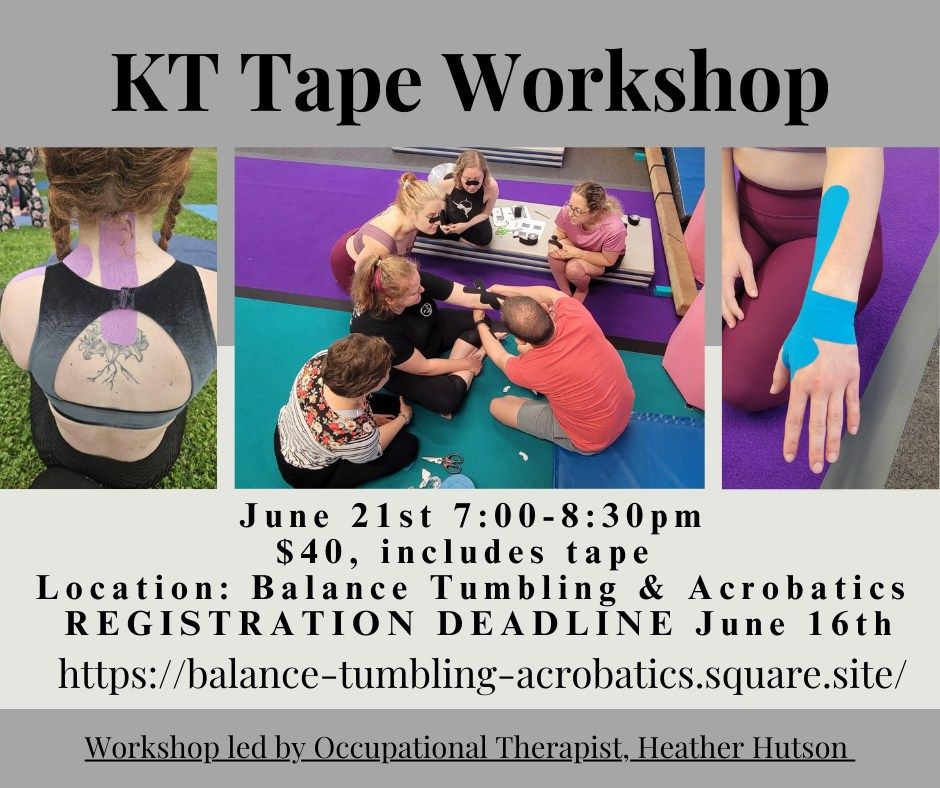 KT TAPE WORKSHOP - HANDS ON!