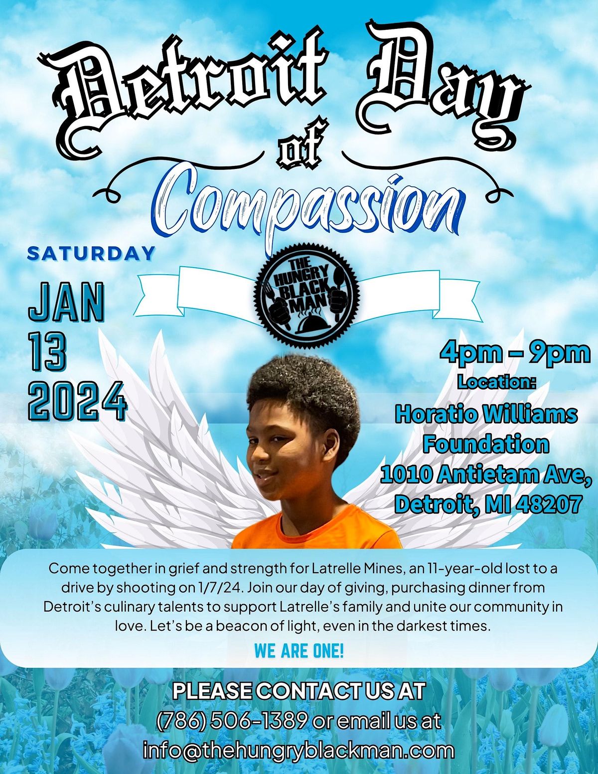 Detroit Day of Compassion for 11-year old Latrelle Mines