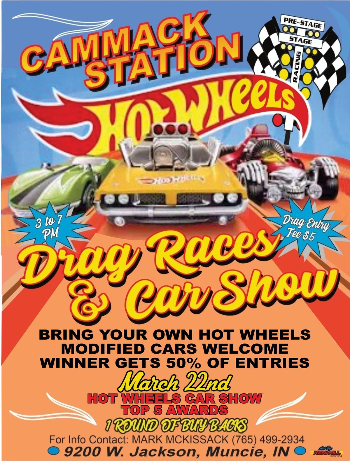 Cammack Station Hot Wheels Drag Race