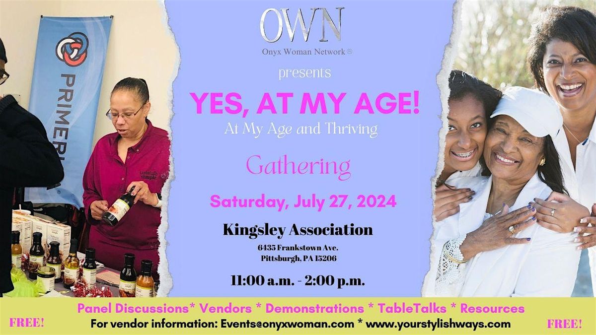 At My Age and Thriving: Lifestyle and Self-care Gathering