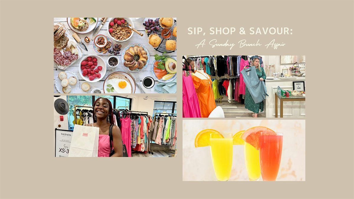 Sip, Shop & Savour: A Sunday Brunch Affair