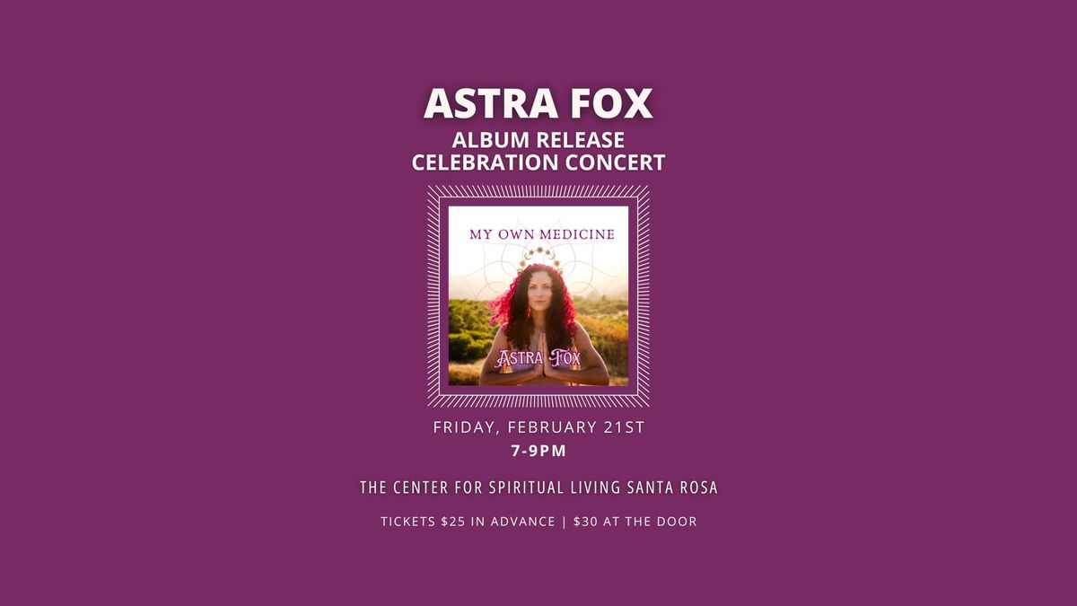 Astra Fox Album Release Celebration Concert