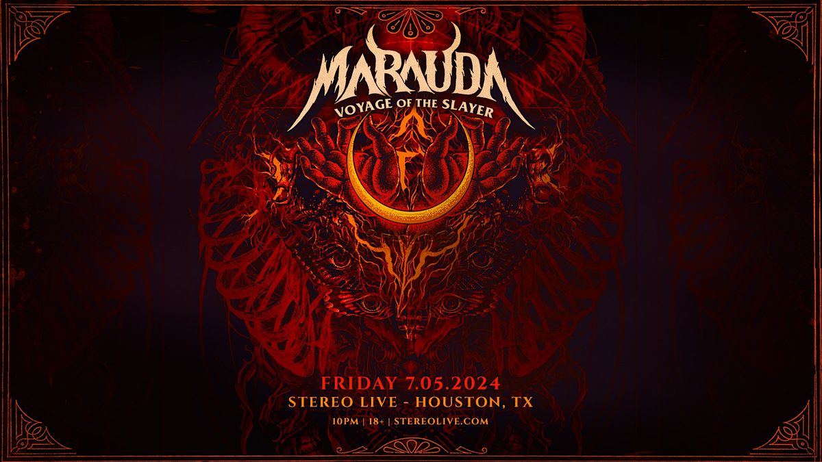 MARAUDA "Voyage of the Slayer" - Stereo Live Houston