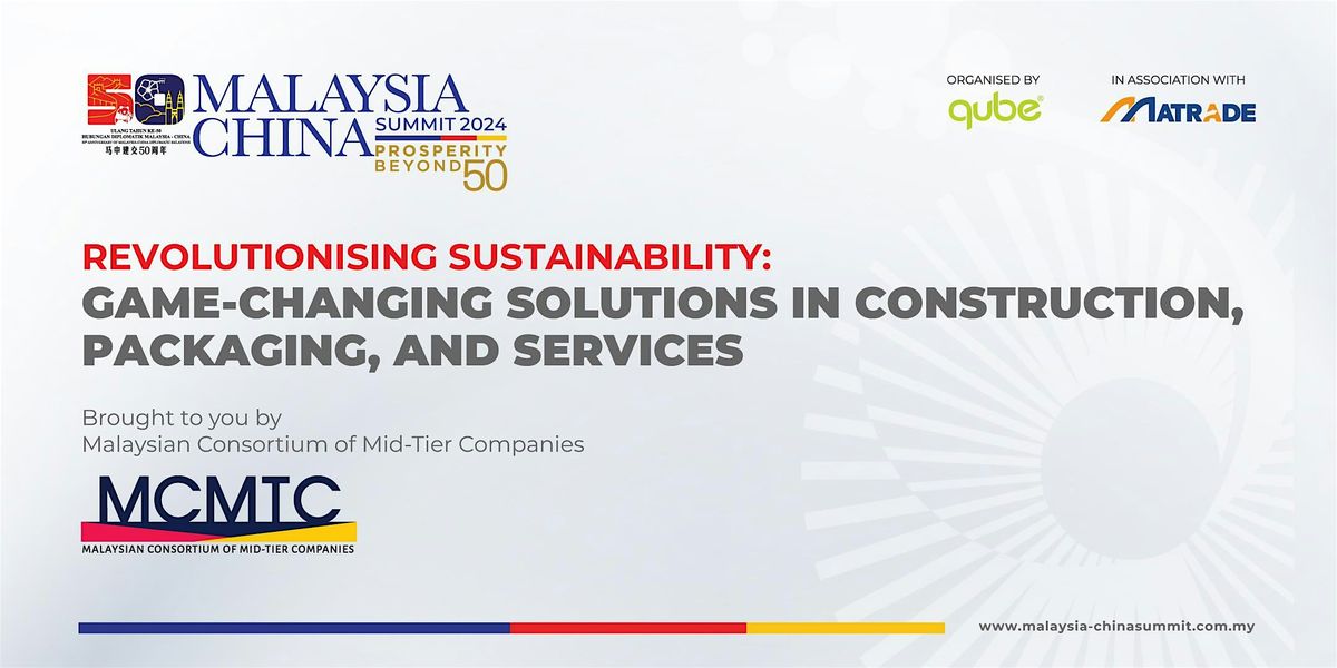 MCMTC: REVOLUTIONISING SUSTAINABILITY @ MCS 2024