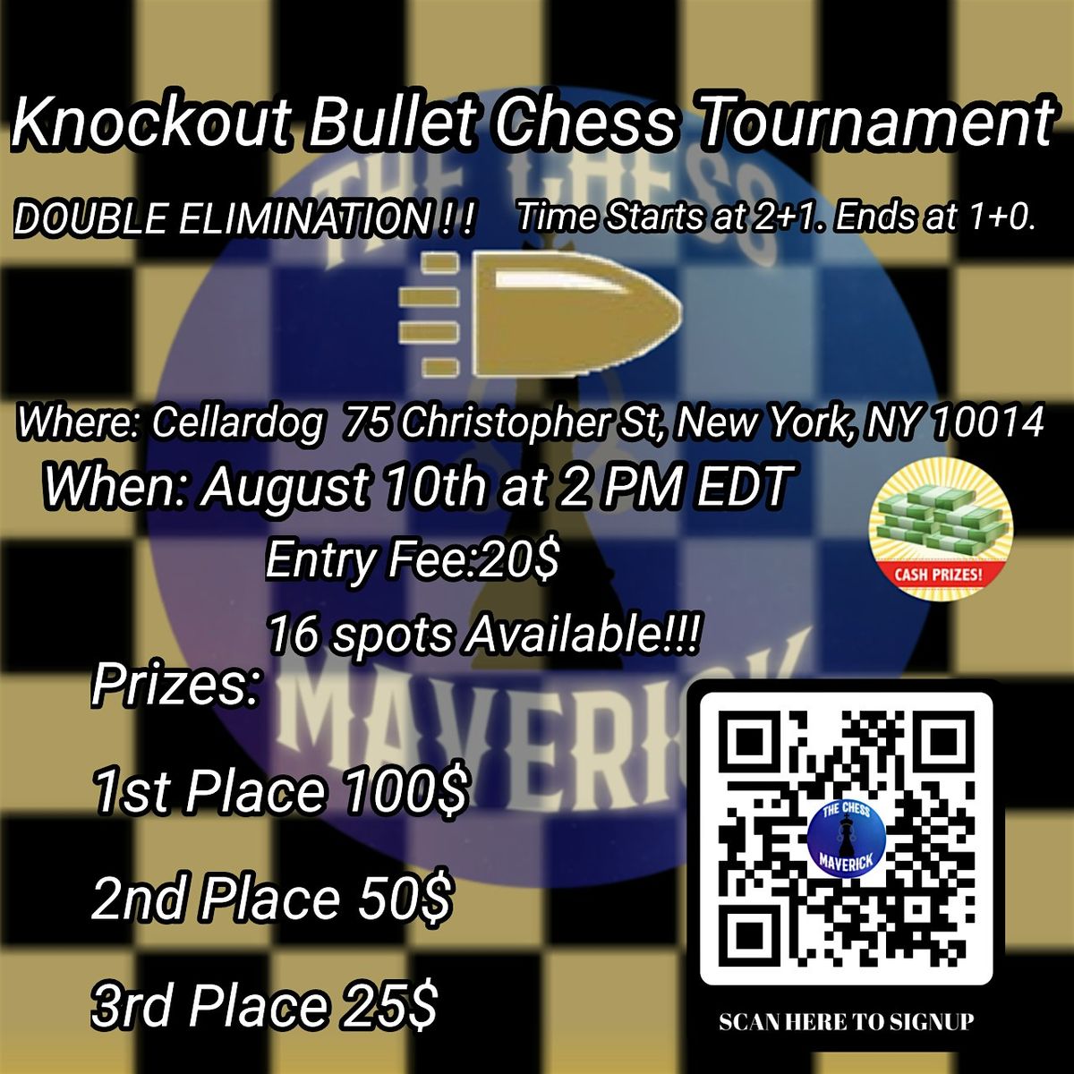 KNOCKOUT BULLET TOURNAMENT