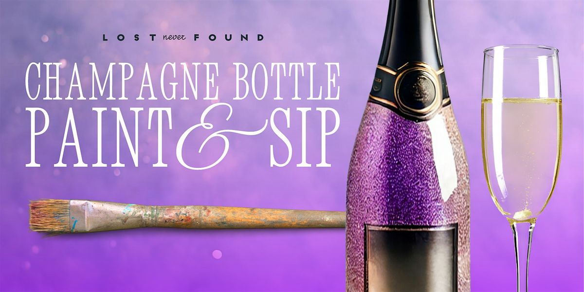 Copy of Champagne Bottle Paint & Sip