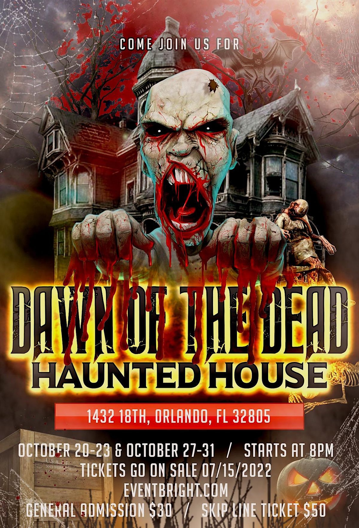 DAWN OF THE DEAD HAUNTED HOUSE
