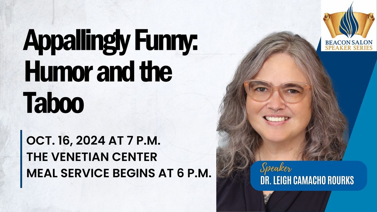 Salon Speaker Series: Appallingly Funny with Dr. Leigh Camacho Rourks