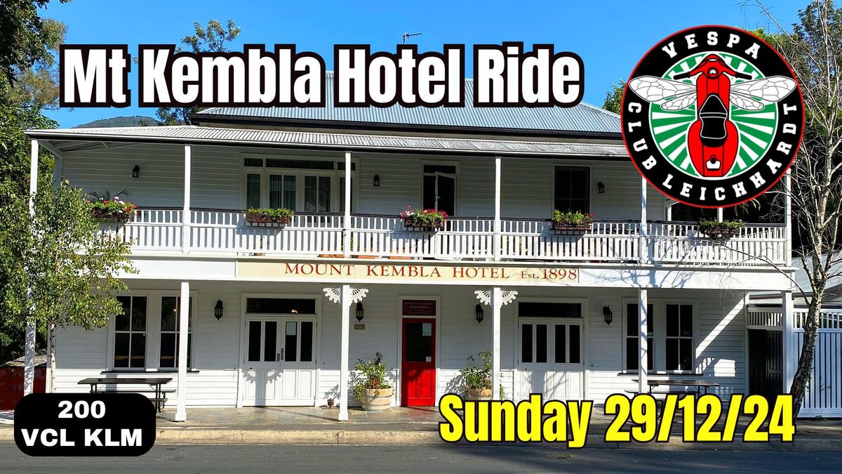 Mt Kembla Hotel Ride - Sunday 29\/12\/24