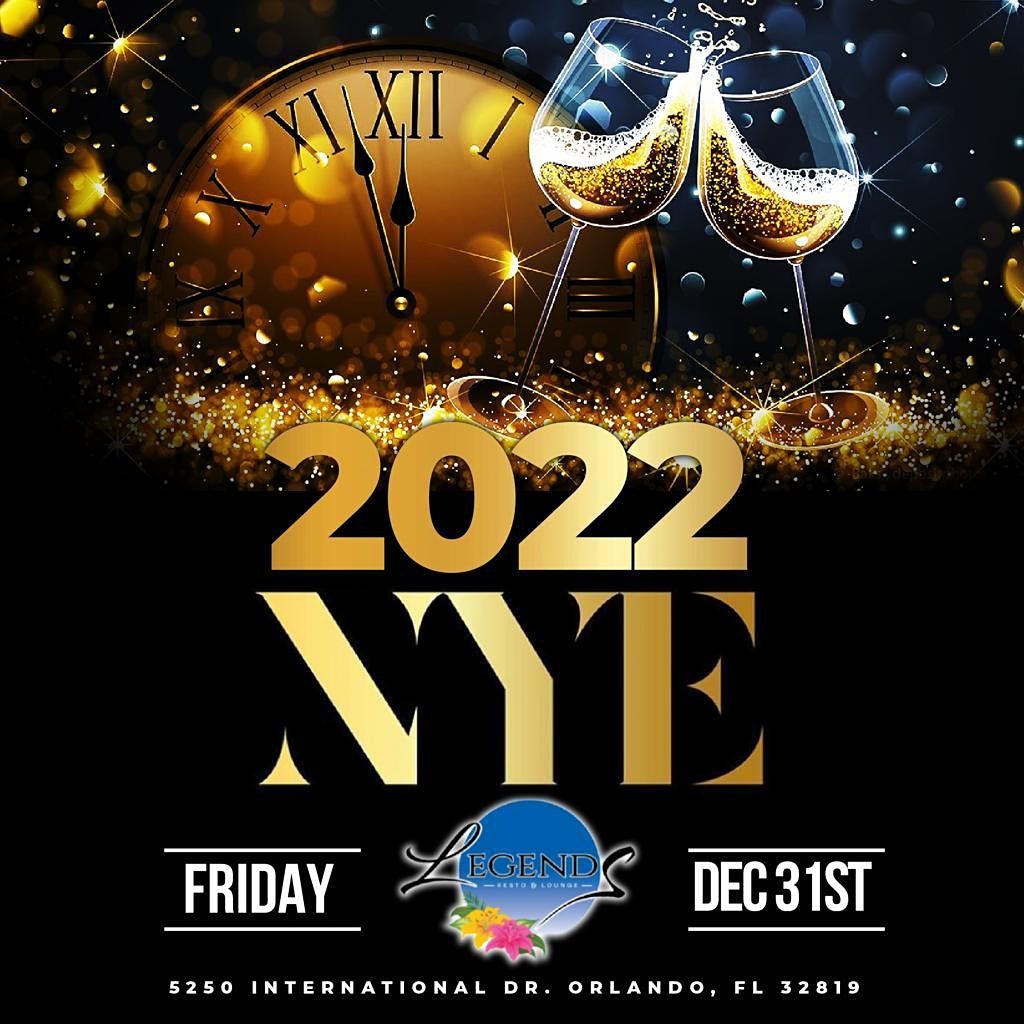 Legends Resto Lounge NYE 2022, 5250 International Dr, Orlando, 31 ...