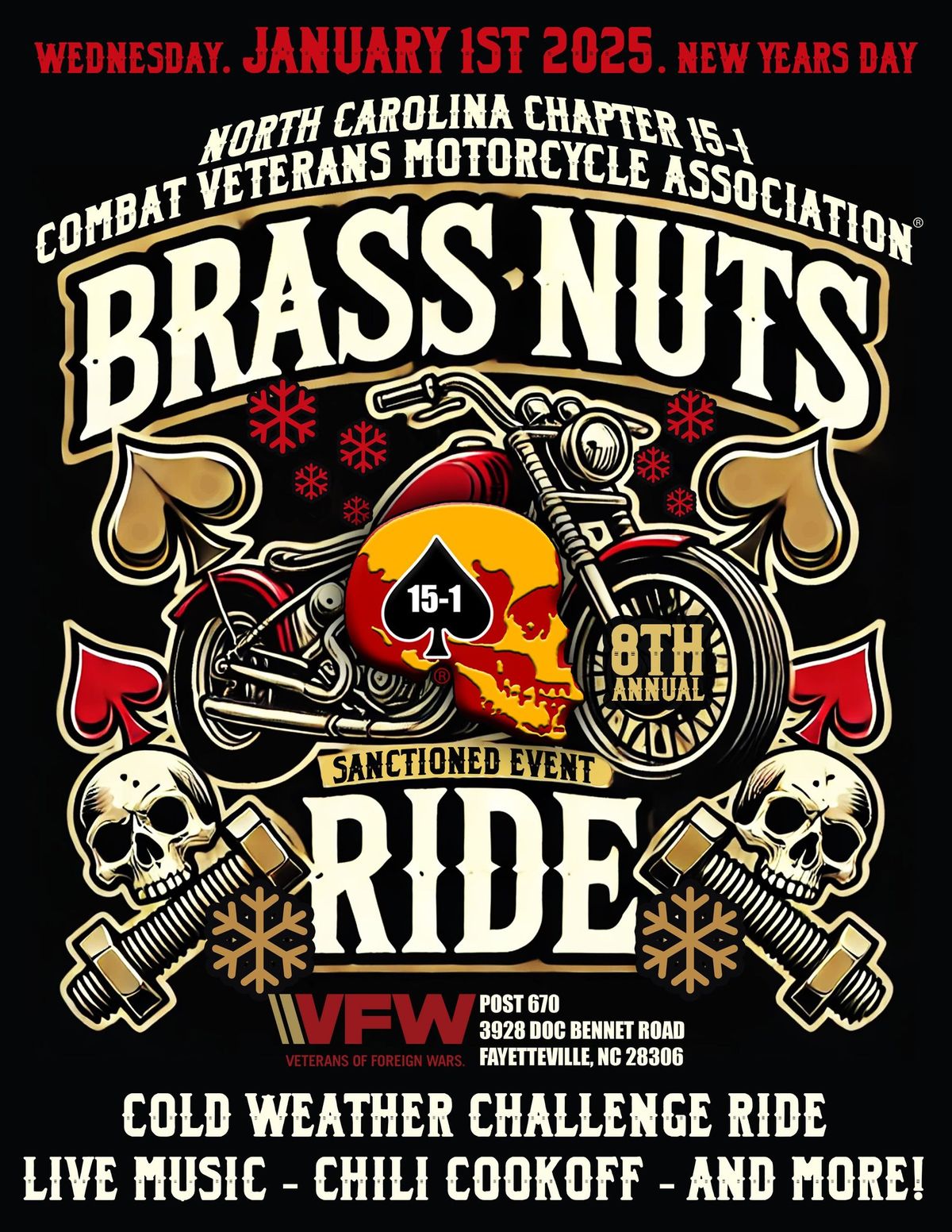 Brass Nuts Ride - Annual CVMA 15-1 Sanctioned Event