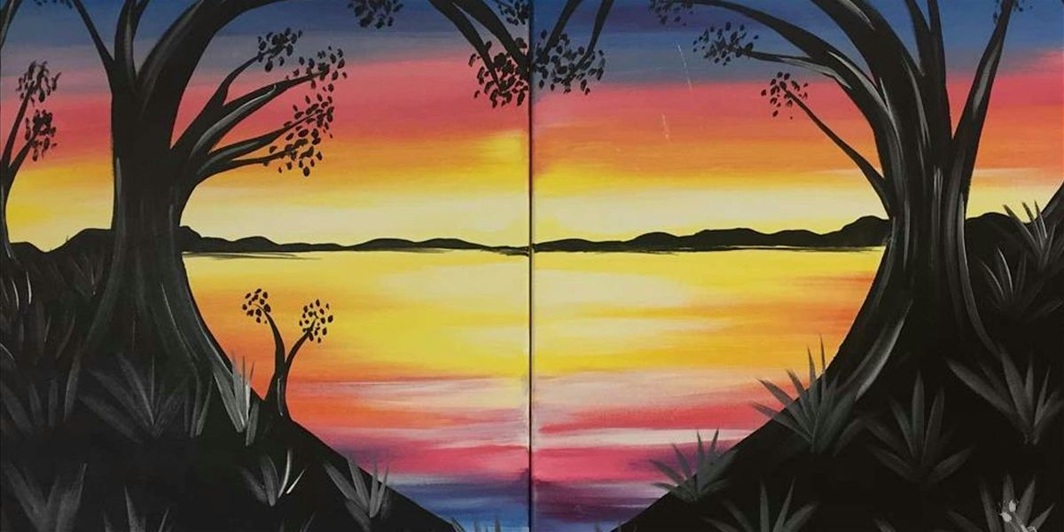 Lakeside at Dusk - Date Night - Paint and Sip by Classpop!\u2122