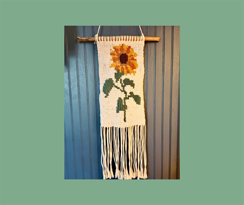 Macrame Sunflower Wall Hanging