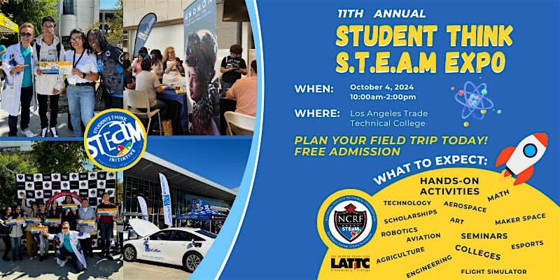 11th Annual Students Think STEAM Expo-FREE