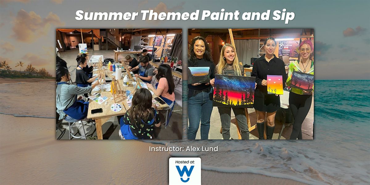 Paint and Sip at Walter Station Brewery