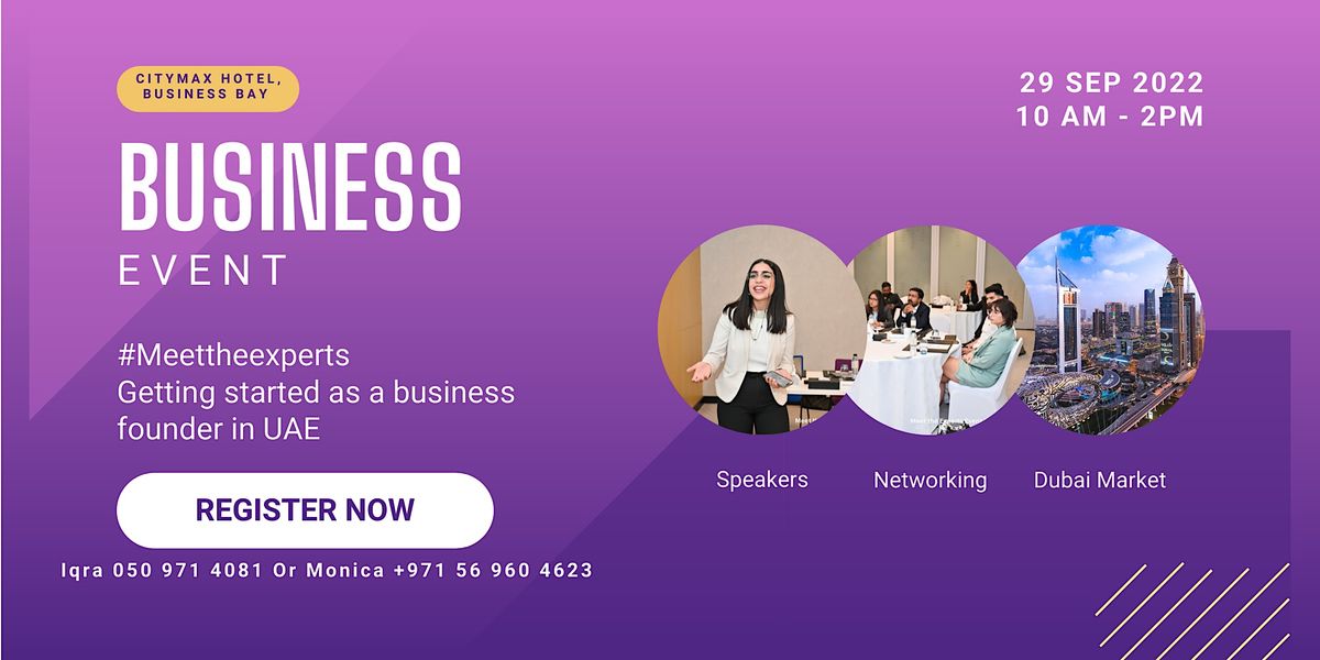 Business Expansion in Dubai- A B2C Networking Event by Talkingly