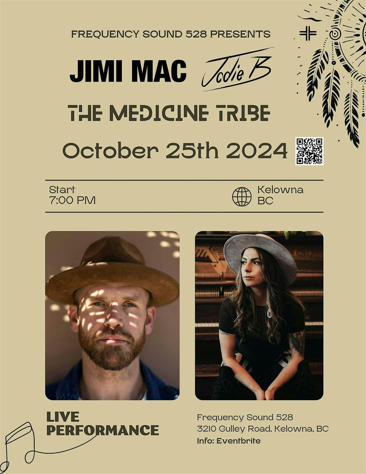 Live Concert: Jodie B w\/ Jimi Mac The Medicine Tribe