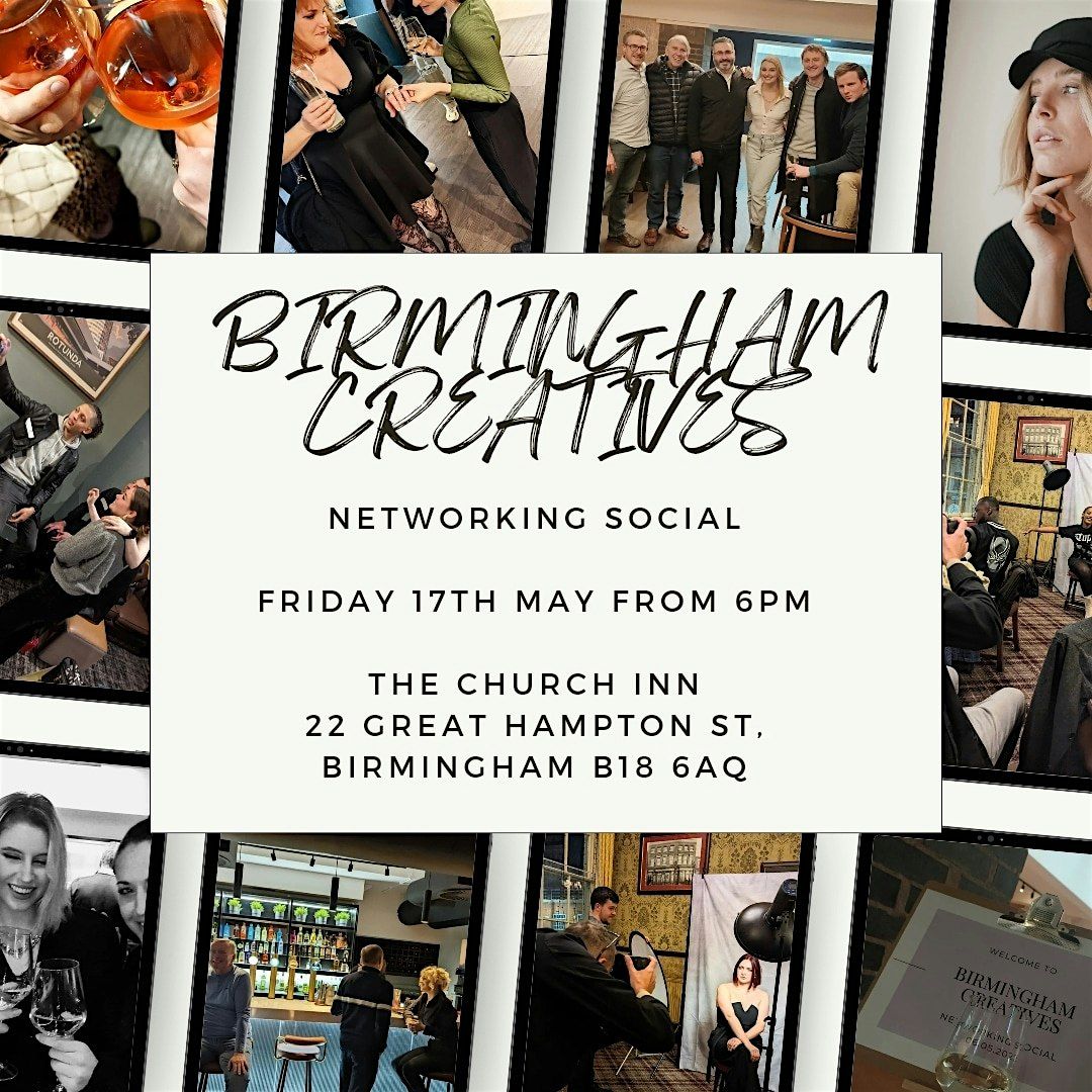 Birmingham Creatives Social Friday 17th May