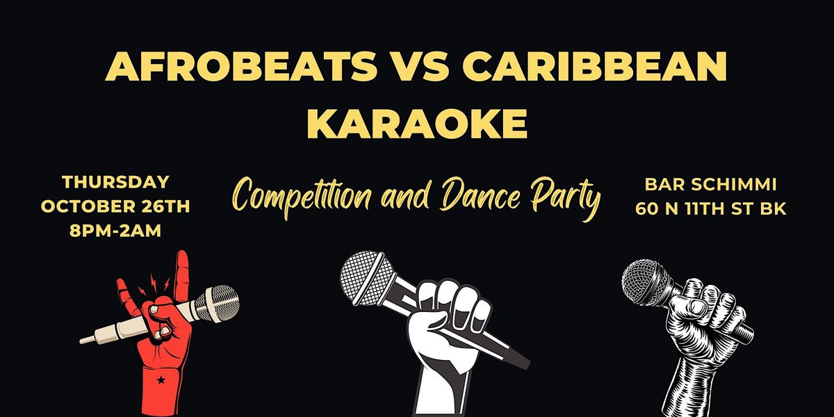 Afrobeats Vs Caribbean Karaoke Party