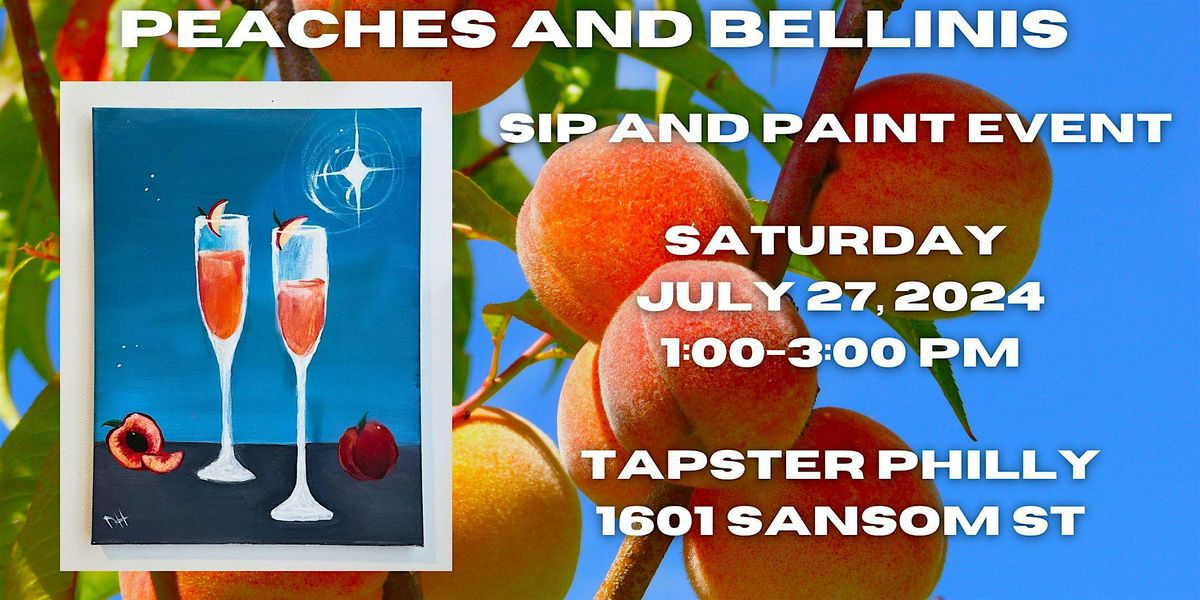 Stir up the Paint- Paint N Sip @Tapster - Peach Bellini