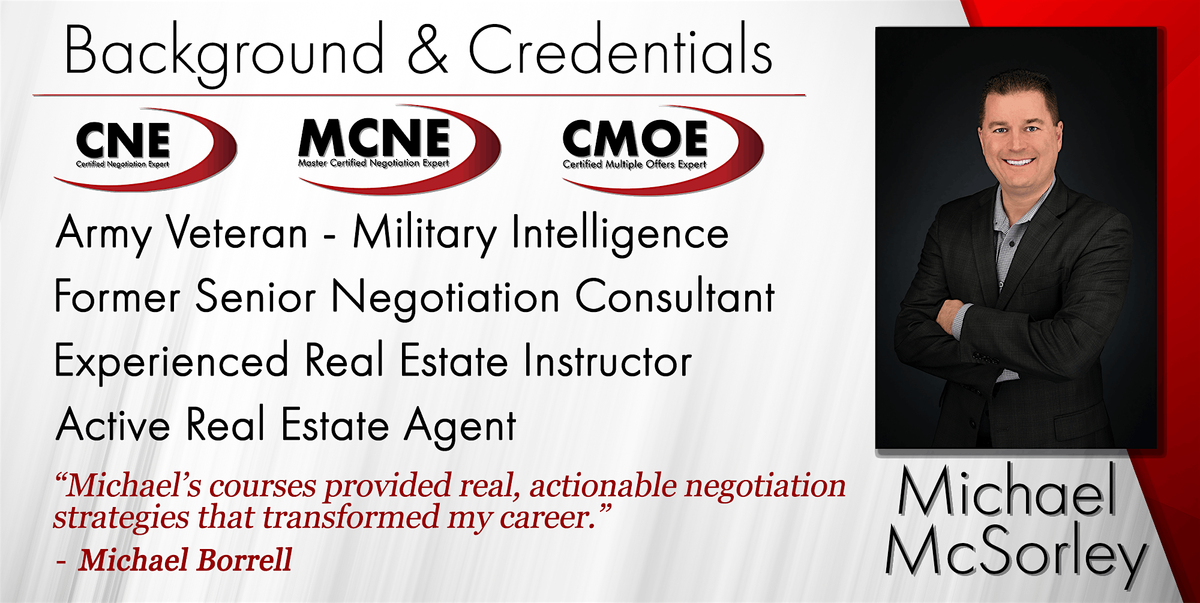 Certified Negotiation Expert (CNE) In-Person Course \u2013 Oct 22 & 23 - Houston