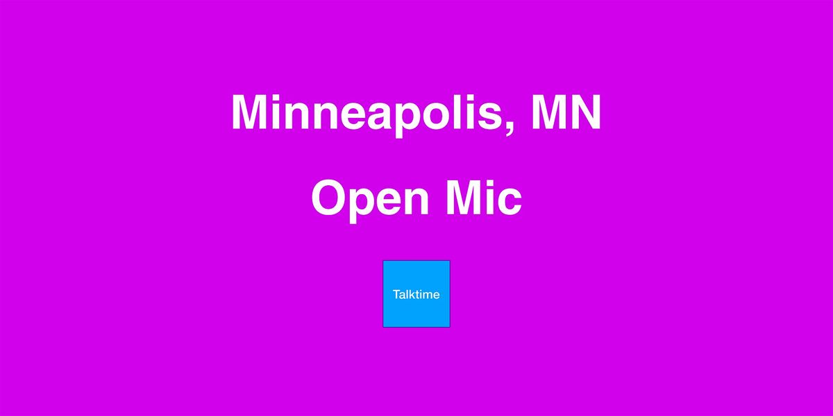 Open Mic - Minneapolis