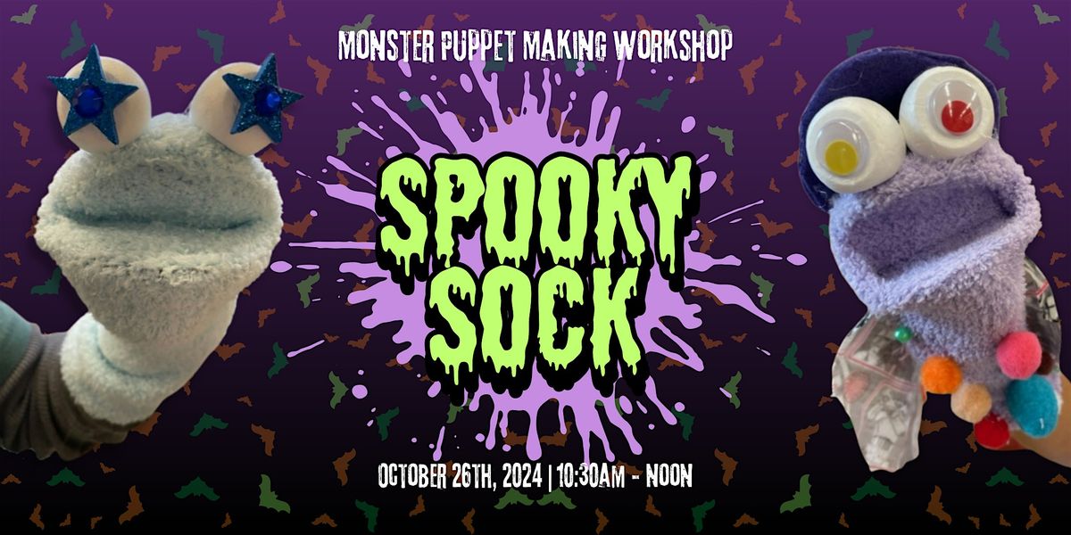 Spooky Sock: Monster Puppet Making Workshop