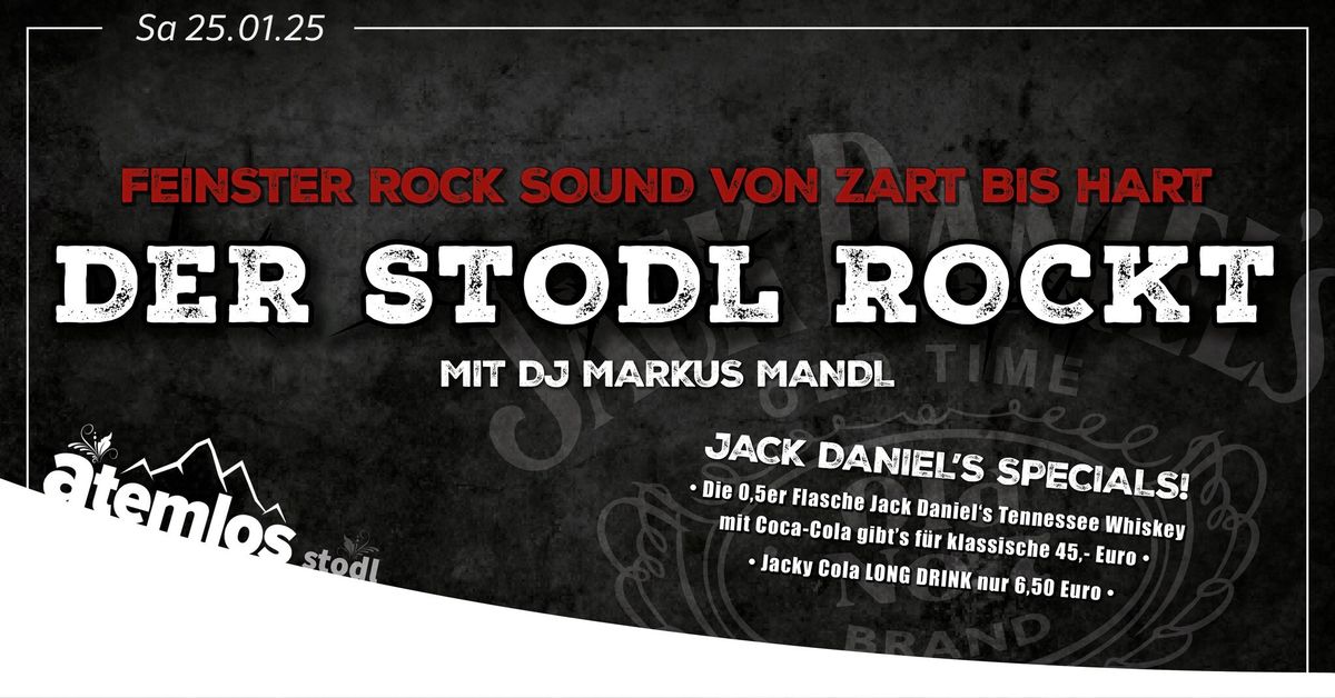 \ud83c\udfb8 DER STODL ROCKT \u2013 Die ultimative Rock-Party im Atemlos Stodl! \ud83c\udfb8