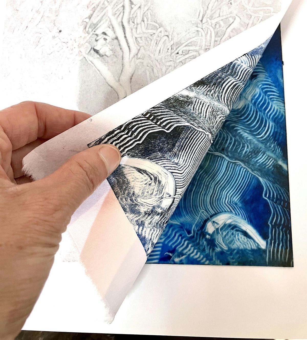 Experimental Printmaking with Bridget Seaton- Monotype - T4