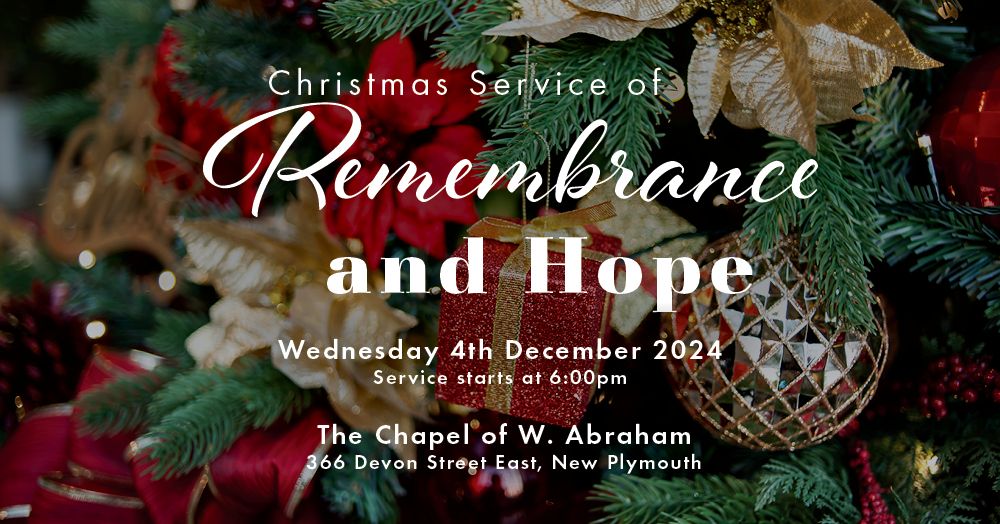 Christmas Service of Remembrance and Hope