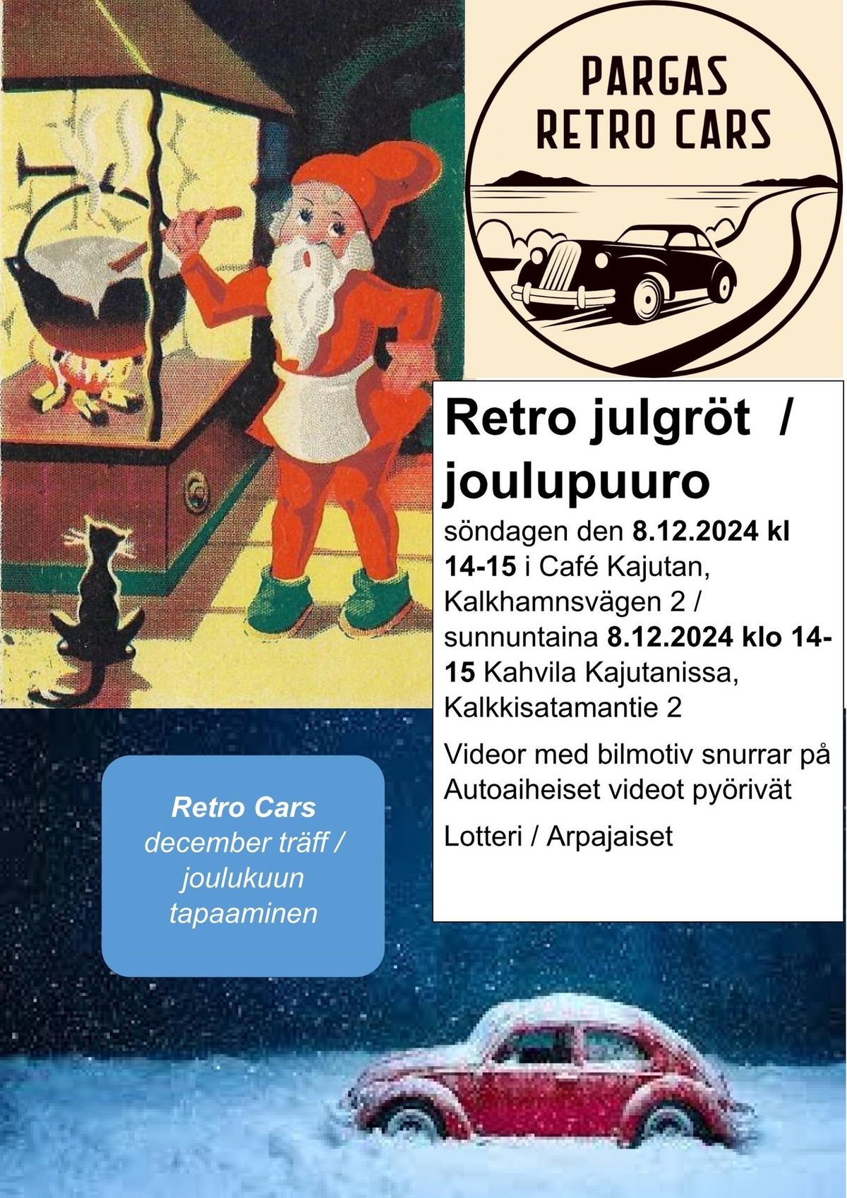 Retro Julgr\u00f6t \/ Retro Joulupuuro