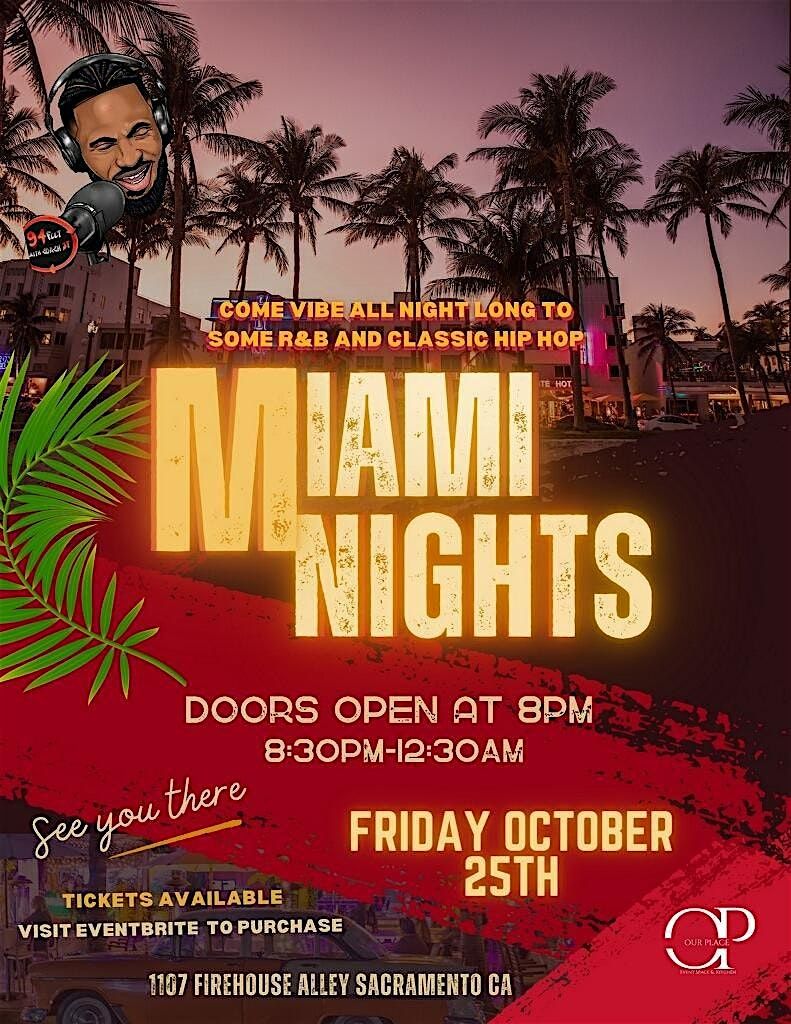 Come Join us for a Night in Miami at Our Place!