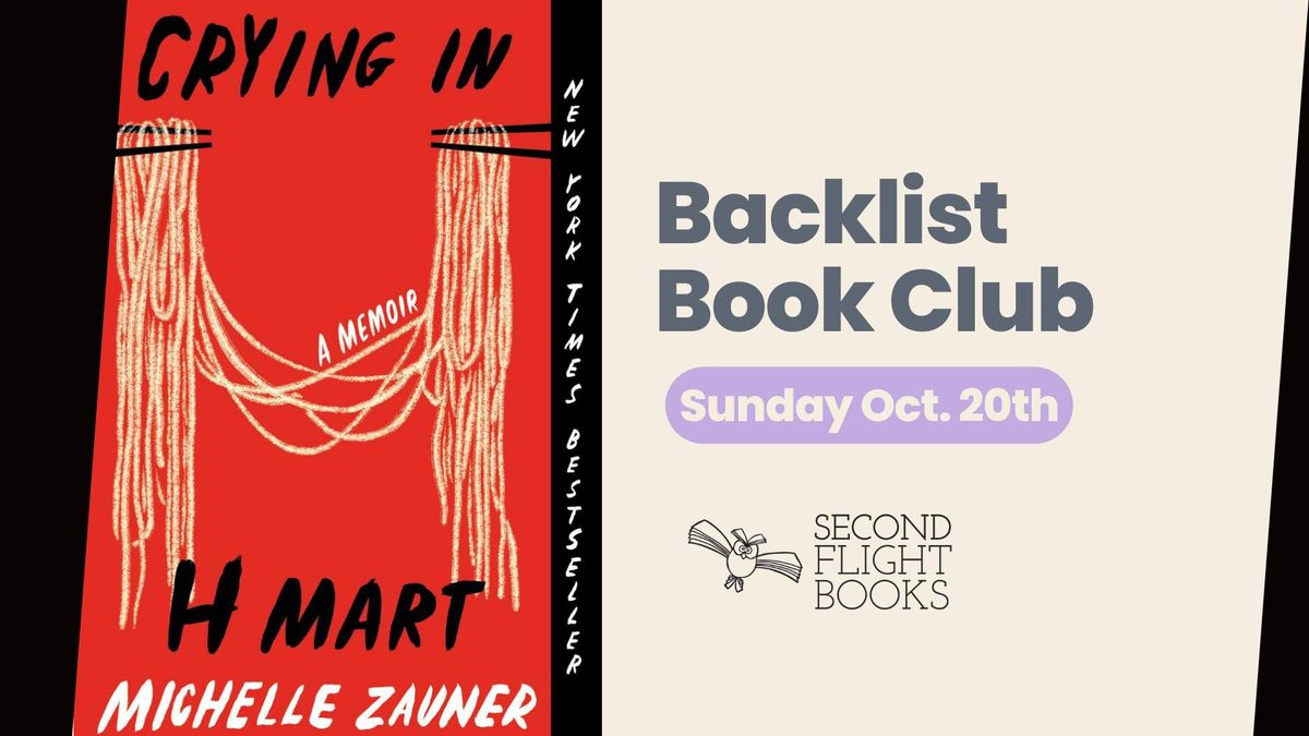 Backlist Book Club: Crying in H Mart