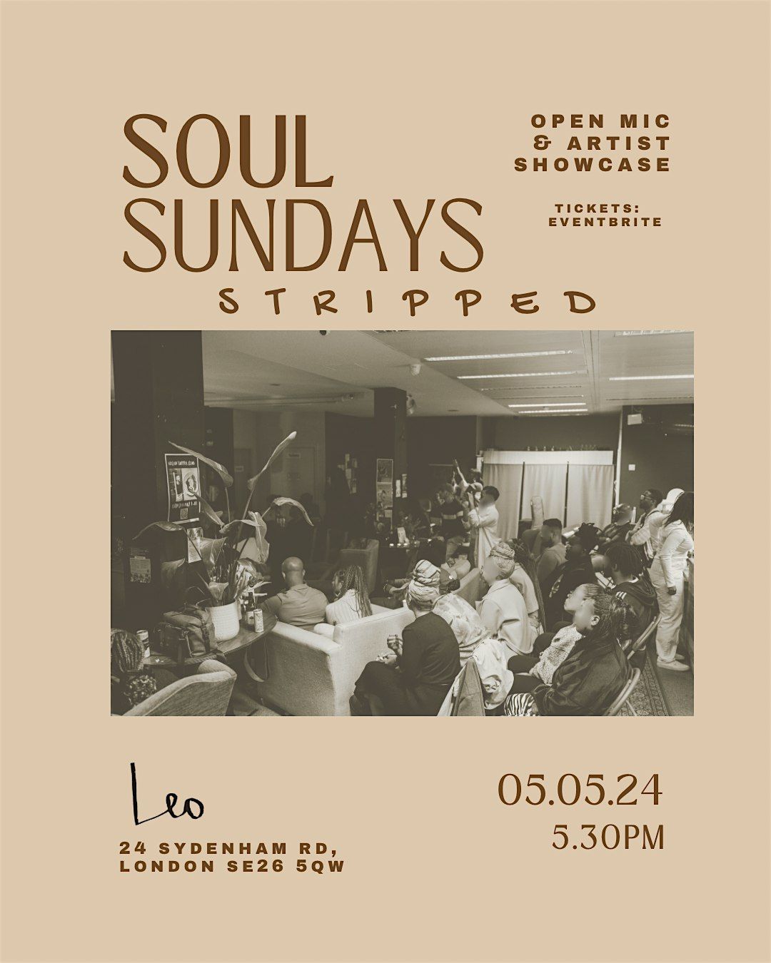 Soul Sundays Stripped - an acoustic show