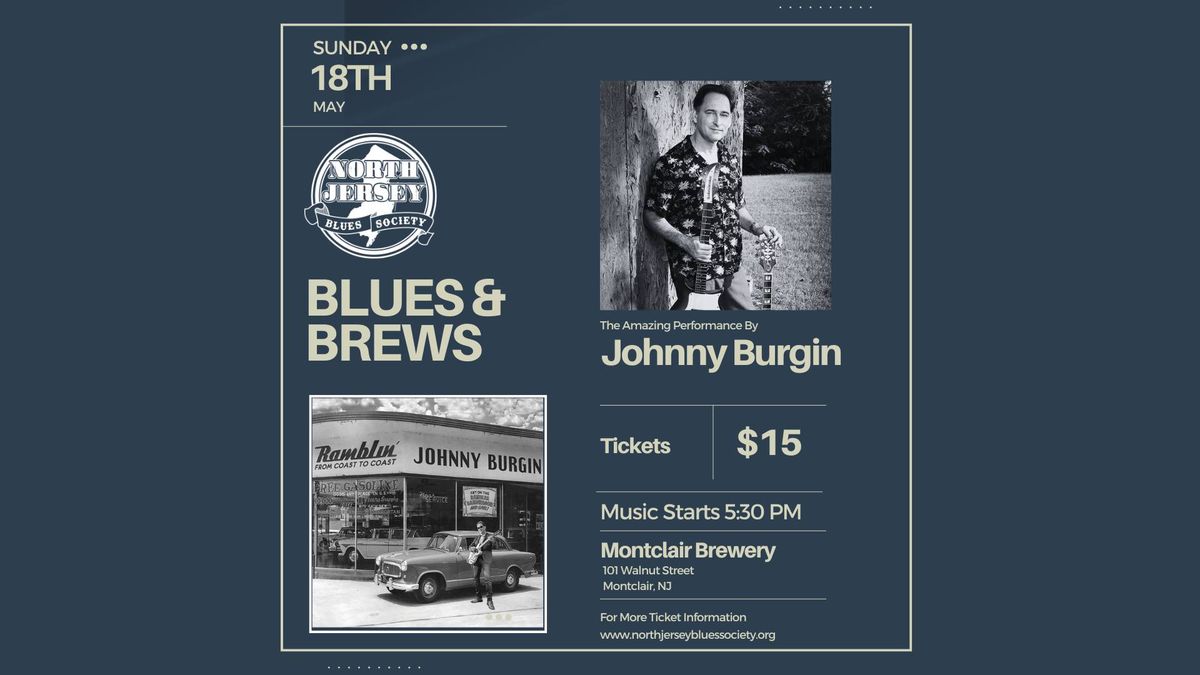 NJBS Blues & Brews Series:  Johnny Burgin