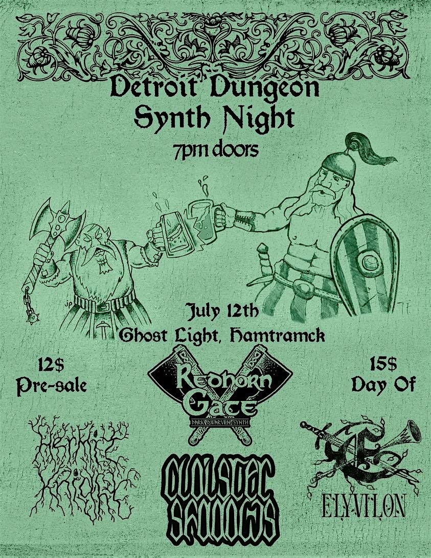 DET DUNGEON SYNTH -Redhorn Gate, Hermit Knight, Elyvilon, Cloister Shadows