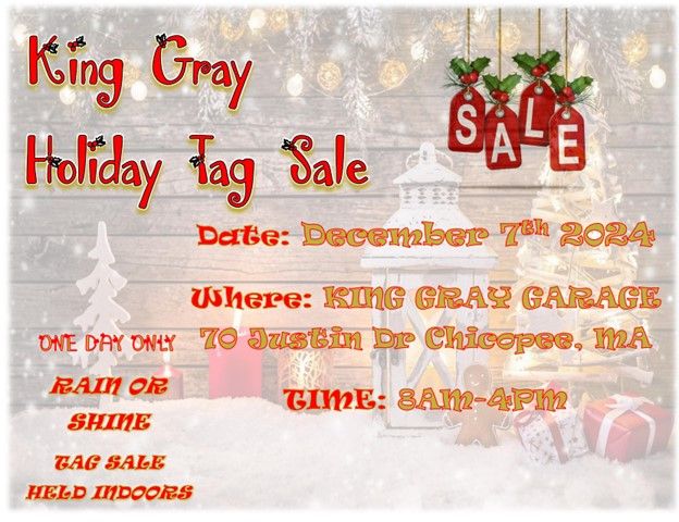 Holiday Tag Sale at King Gray!