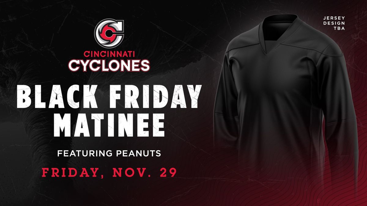 Cyclones Hockey - Black Friday Matinee featuring Peanuts