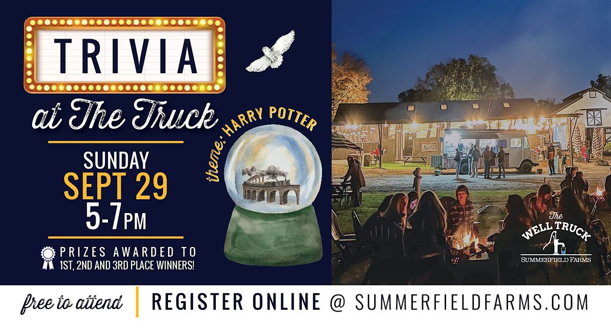 Trivia at The Truck: Harry Potter