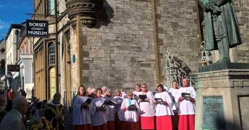 Service to commemorate the death of William Barnes