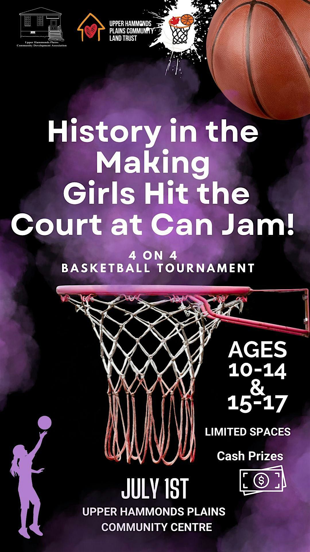 Historic First: Join Us for the Inaugural Girls' Canjam Basketball