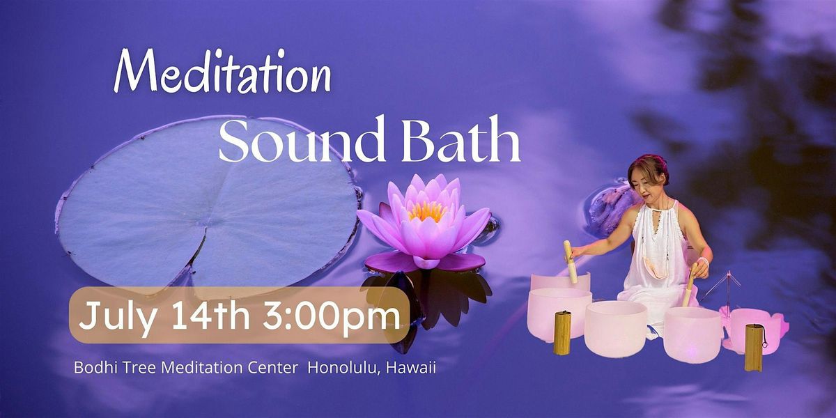Monthly Meditation Sound Bath