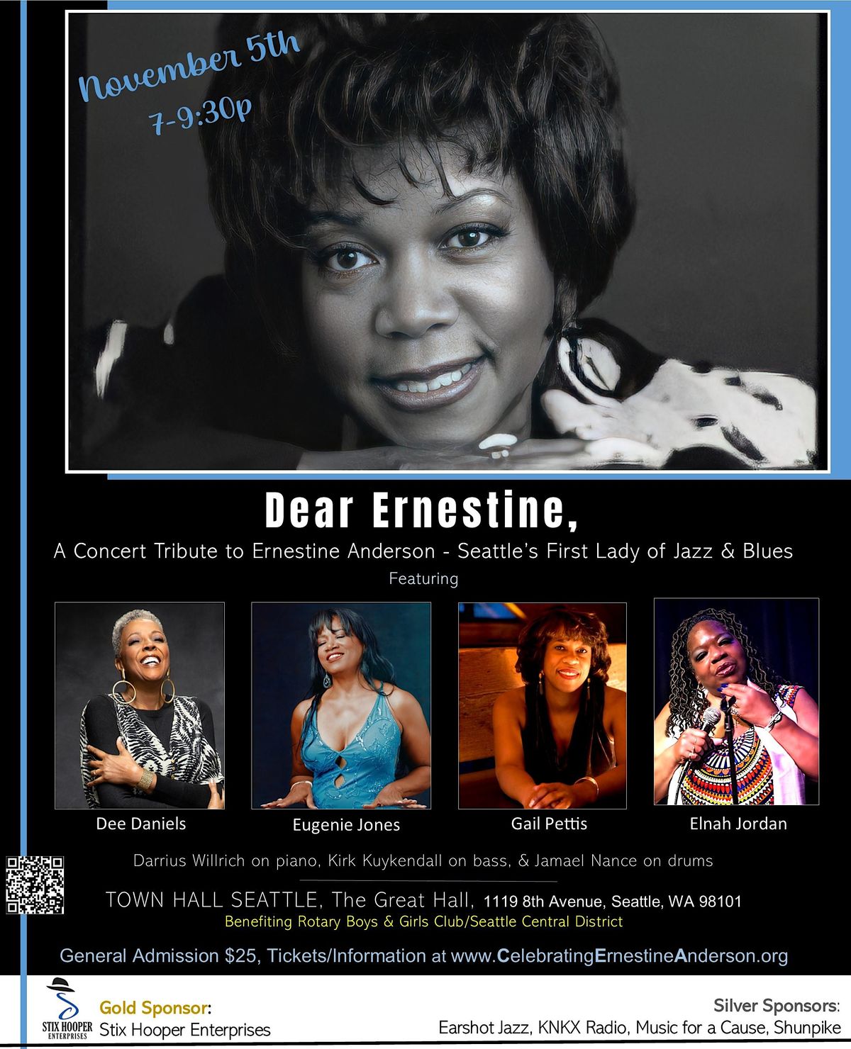 Dear Ernestine,   A Musical Tribute