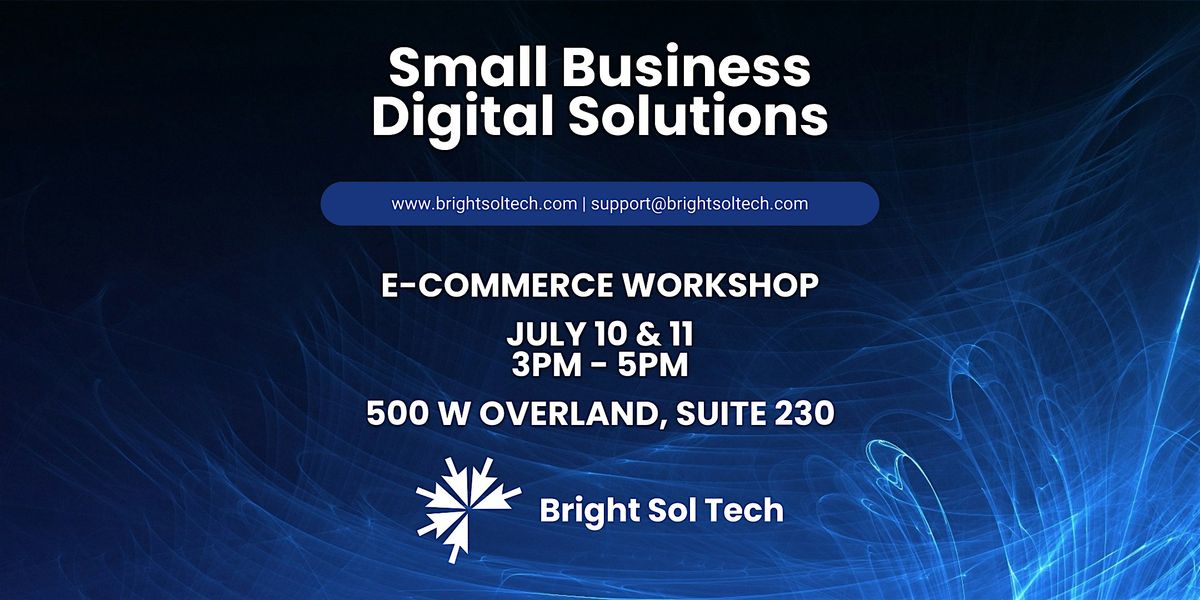 E-Commerce Workshop by Bright Sol Tech